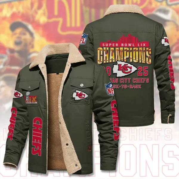 SPECIAL LIMITED EDITION IN 2025-Kansas City Chiefs DMHL1846 Fleece Jacket - Image 6