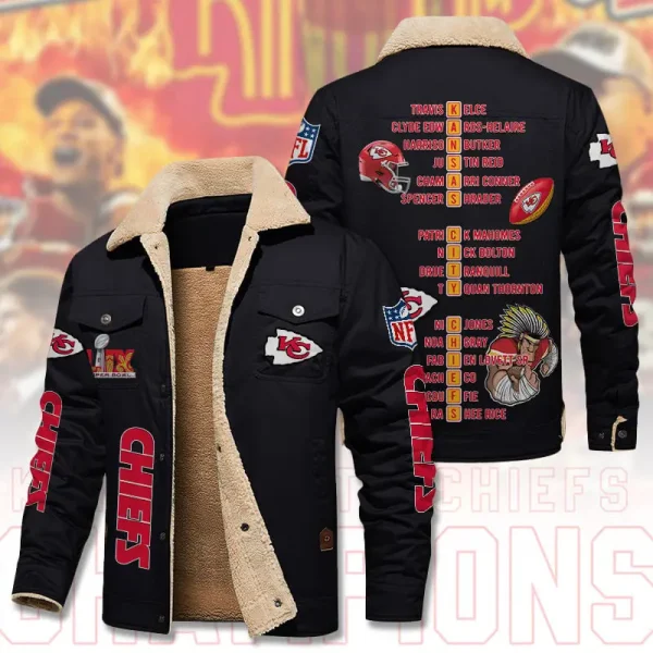 SPECIAL LIMITED EDITION IN 2025-Kansas City Chiefs DMHL1850 Fleece Jacket