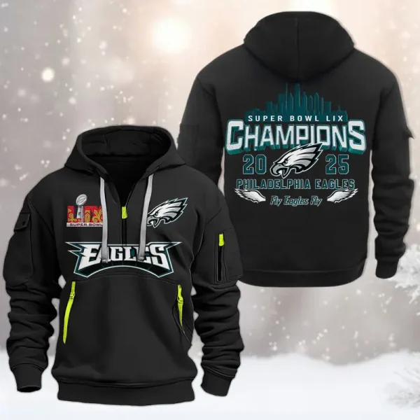 SPECIAL LIMITED EDITION IN 2025-Philadelphia Eagles DMHT1588 Zip Hoodie Multicolor