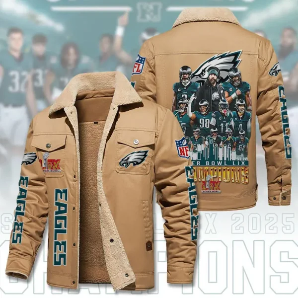 SPECIAL LIMITED EDITION IN 2025-Philadelphia Eagles DMHL1847 Fleece Jacket - Image 3