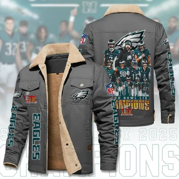 SPECIAL LIMITED EDITION IN 2025-Philadelphia Eagles DMHL1847 Fleece Jacket - Image 4