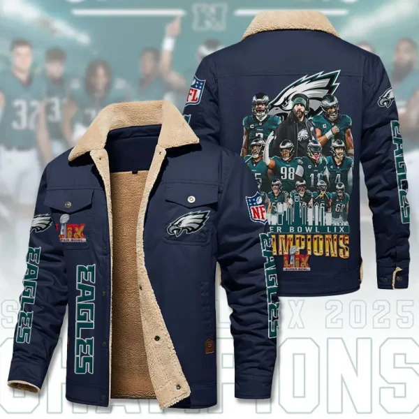 SPECIAL LIMITED EDITION IN 2025-Philadelphia Eagles DMHL1847 Fleece Jacket - Image 5