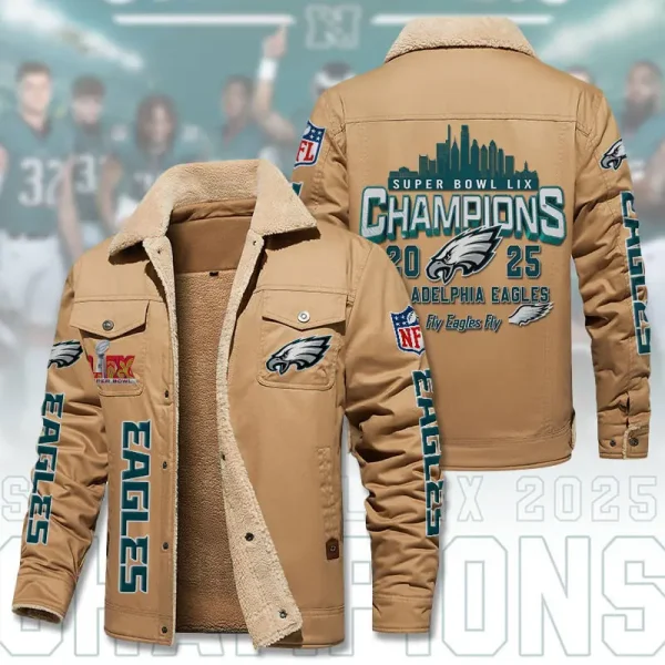 SPECIAL LIMITED EDITION IN 2025-Philadelphia Eagles DMHL1845 Fleece Jacket - Image 3