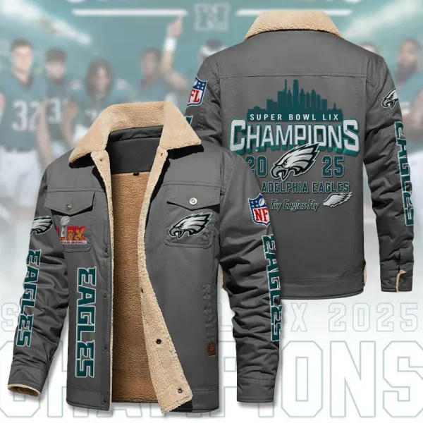 SPECIAL LIMITED EDITION IN 2025-Philadelphia Eagles DMHL1845 Fleece Jacket - Image 4