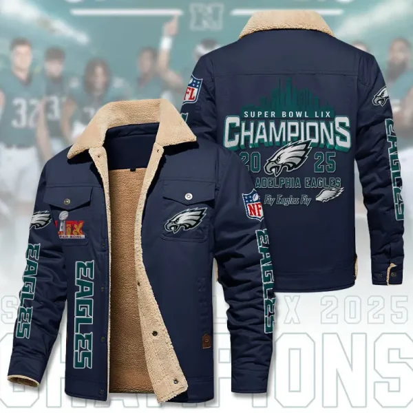 SPECIAL LIMITED EDITION IN 2025-Philadelphia Eagles DMHL1845 Fleece Jacket - Image 5