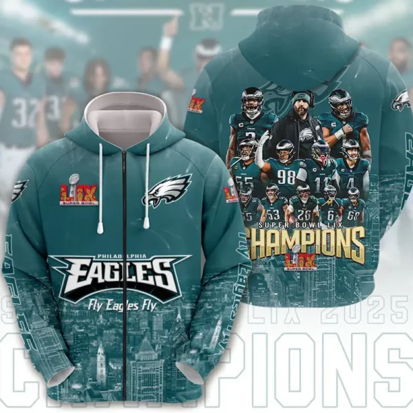 SPECIAL LIMITED EDITION IN 2025-Philadelphia Eagles DMHB4666 All Over Printed - Image 3