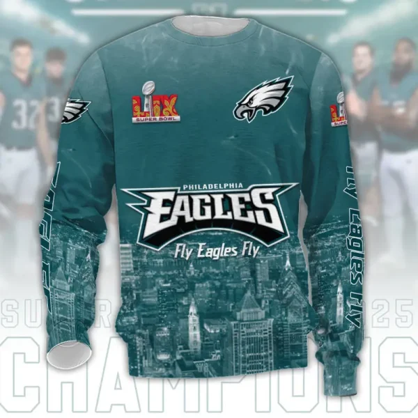 SPECIAL LIMITED EDITION IN 2025-Philadelphia Eagles DMHB4666 All Over Printed - Image 4