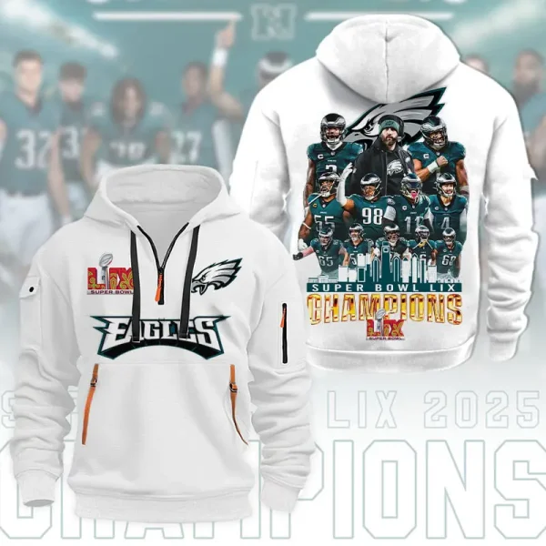 SPECIAL LIMITED EDITION IN 2025 - Philadelphia Eagles DMHT1591 Zip Hoodie Multicolor