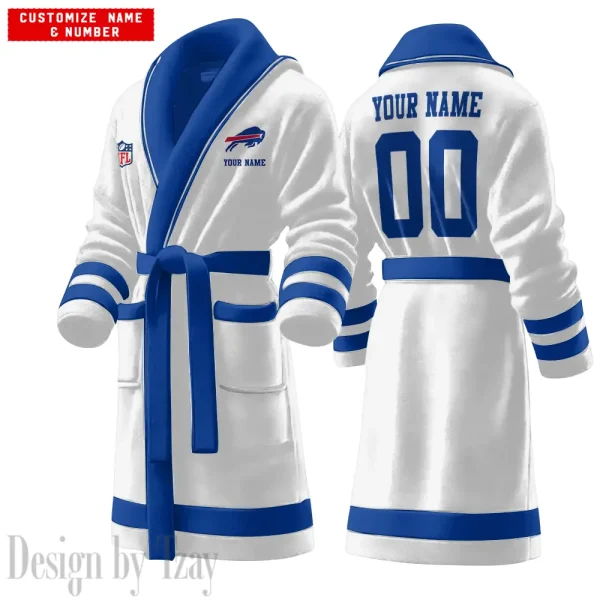 Buffalo Bills Luxurious Comfort Meets Sporty Style Bathrobe SPTBATHROBE087