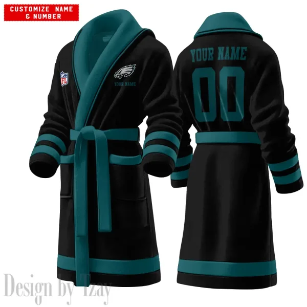 Philadelphia Eagles Luxurious Comfort Meets Sporty Style Bathrobe SPTBATHROBE100