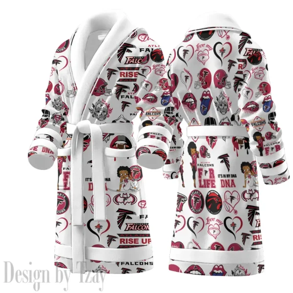 Atlanta Falcons Luxurious Comfort Meets Sporty Style Bathrobe SPTBATHROBE105