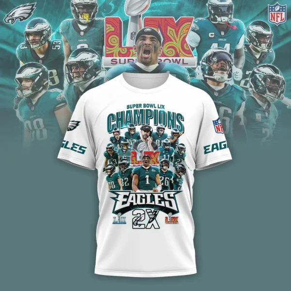 SPECIAL LIMITED EDITION IN 2025 - Philadelphia Eagles T-Shirt Gift For Sport Fans AZTS948 - Image 2