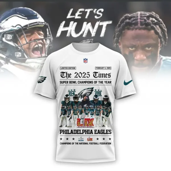 SPECIAL LIMITED EDITION IN 2025 - Philadelphia Eagles T-Shirt Gift For Sport Fans AZTS949 - Image 2