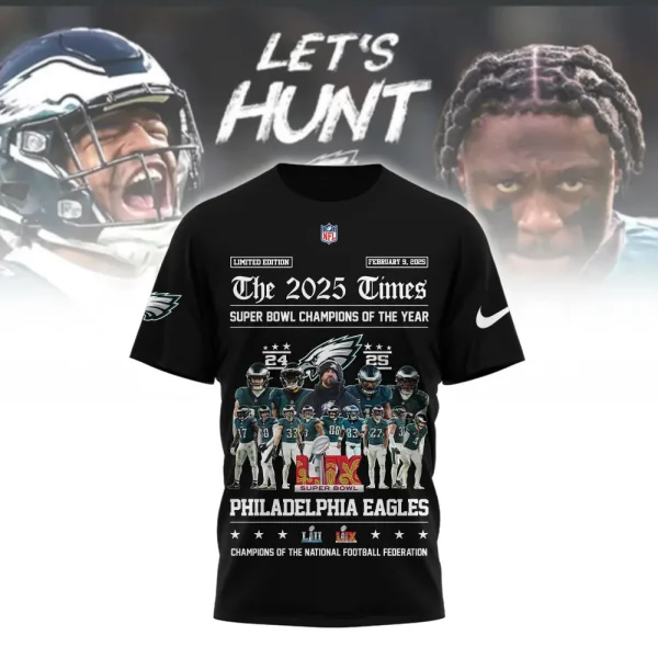 SPECIAL LIMITED EDITION IN 2025 - Philadelphia Eagles T-Shirt Gift For Sport Fans AZTS949 - Image 3