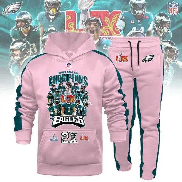 SPECIAL LIMITED EDITION IN 2025 - Philadelphia Eagles Combo Hoodie And Long Sweatpants AZCBHDJG724 - Image 5