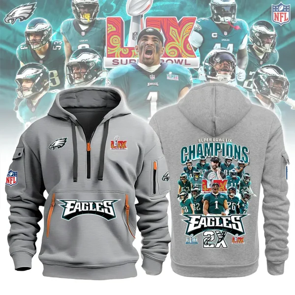 SPECIAL LIMITED EDITION IN 2025 - Philadelphia Eagles Heavy Hoodies AZHEAVYHD342 - Image 2