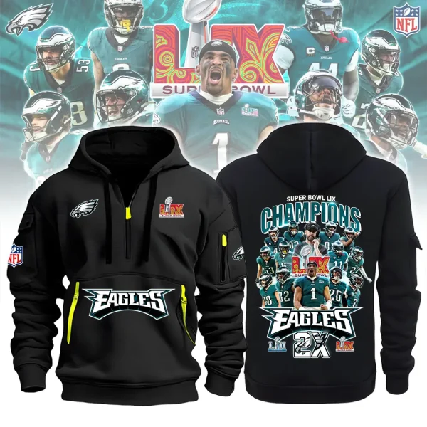 SPECIAL LIMITED EDITION IN 2025 - Philadelphia Eagles Heavy Hoodies AZHEAVYHD342 - Image 5