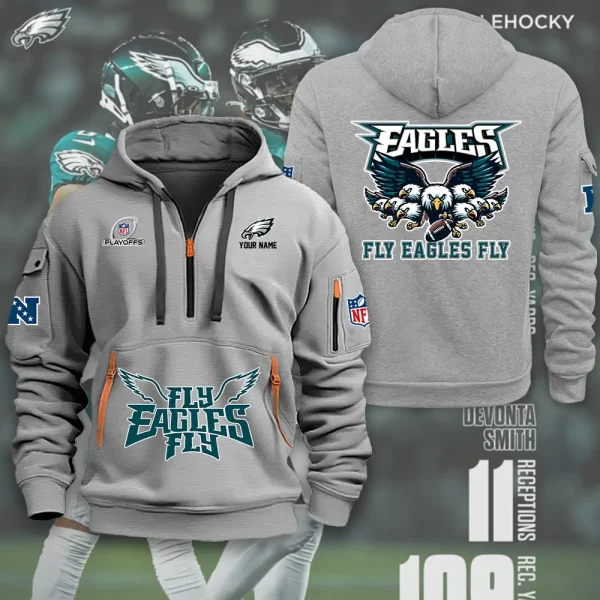 SPECIAL LIMITED EDITION IN 2025 - Philadelphia Eagles Heavy Hoodies AZHEAVYHD343 - Image 2