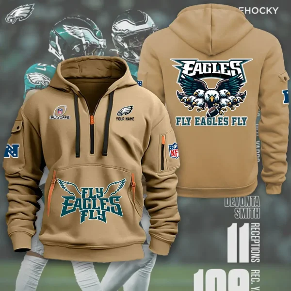 SPECIAL LIMITED EDITION IN 2025 - Philadelphia Eagles Heavy Hoodies AZHEAVYHD343 - Image 3