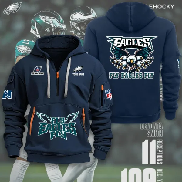 SPECIAL LIMITED EDITION IN 2025 - Philadelphia Eagles Heavy Hoodies AZHEAVYHD343 - Image 5