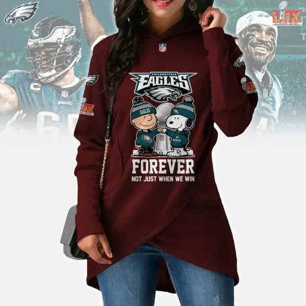 SPECIAL LIMITED EDITION IN 2025 - Philadelphia Eagles Chie Lady Hoodie SPTCLH058 - Image 2