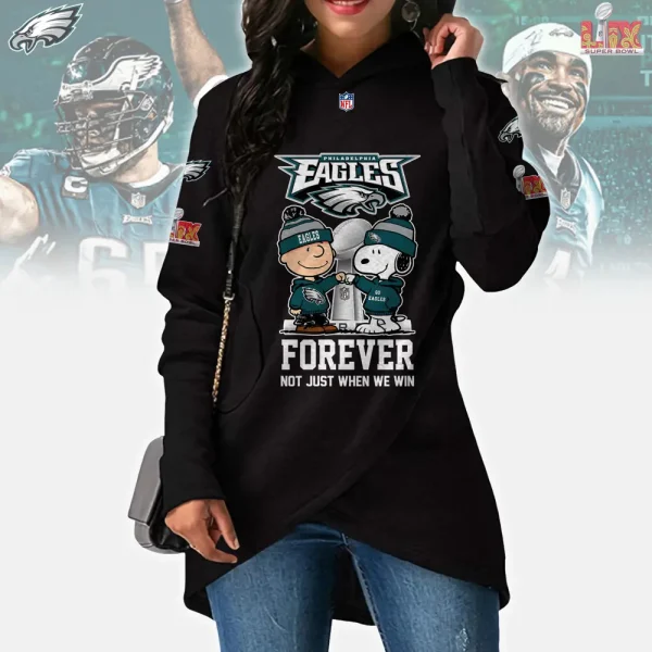 SPECIAL LIMITED EDITION IN 2025 - Philadelphia Eagles Chie Lady Hoodie SPTCLH058 - Image 4