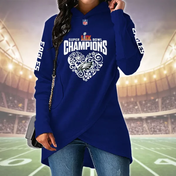 SPECIAL LIMITED EDITION IN 2025 - Philadelphia Eagles Chie Lady Hoodie SPTCLH059 - Image 3