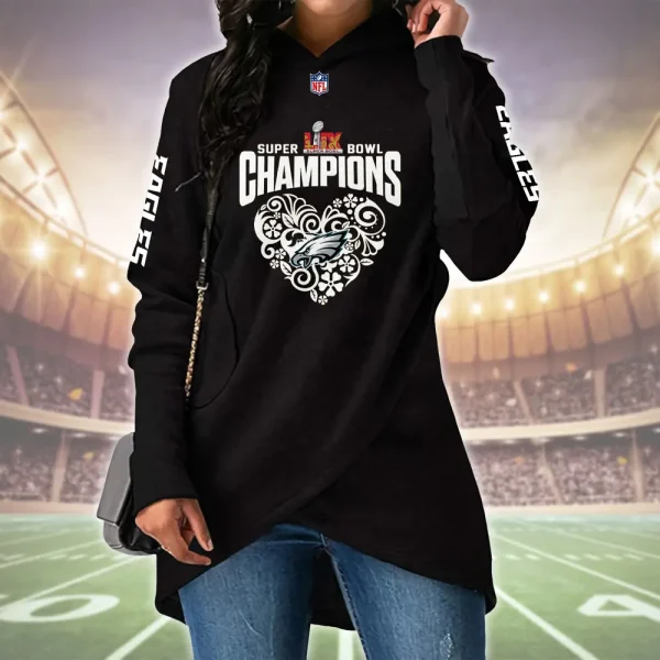 SPECIAL LIMITED EDITION IN 2025 - Philadelphia Eagles Chie Lady Hoodie SPTCLH059 - Image 2