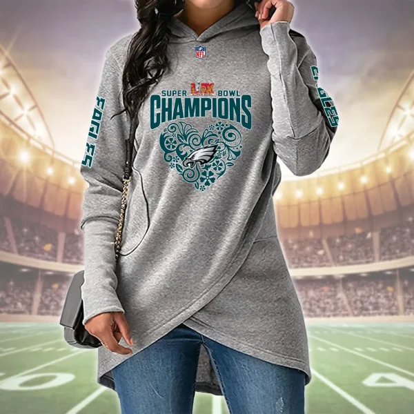 SPECIAL LIMITED EDITION IN 2025 - Philadelphia Eagles Chie Lady Hoodie SPTCLH059 - Image 4