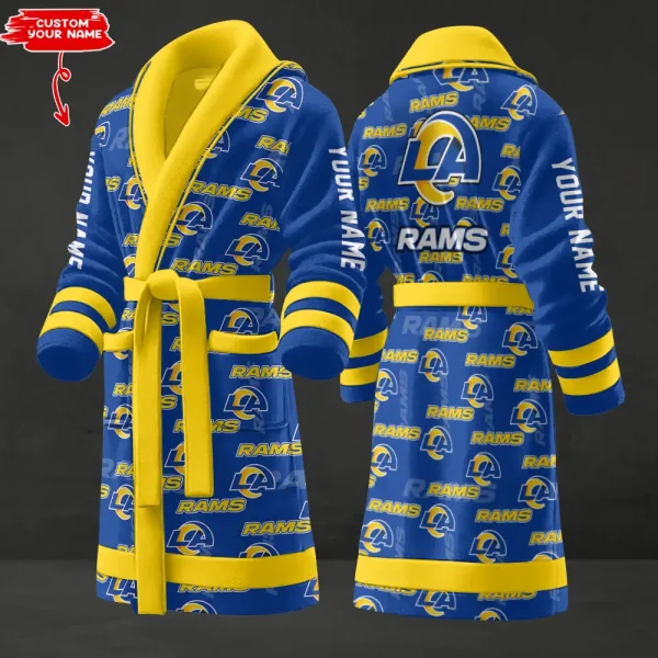 Los Angeles Rams Luxurious Comfort Meets Sporty Style Bathrobe SPTBATHROBE132