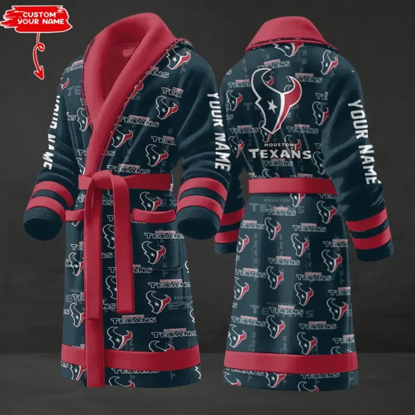 Houston Texans Luxurious Comfort Meets Sporty Style Bathrobe SPTBATHROBE135