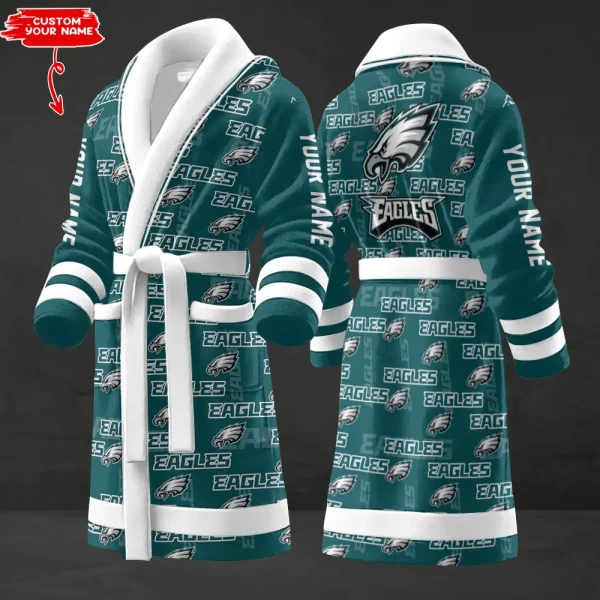 Philadelphia Eagles Luxurious Comfort Meets Sporty Style Bathrobe SPTBATHROBE139