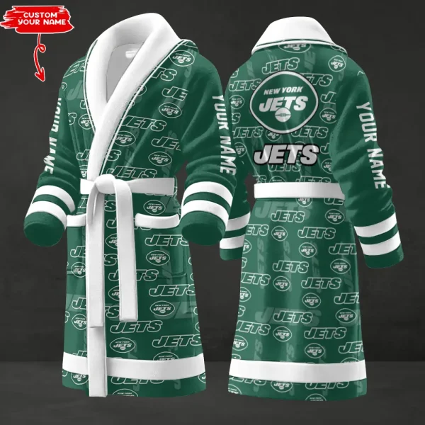 New York Jets Luxurious Comfort Meets Sporty Style Bathrobe SPTBATHROBE146