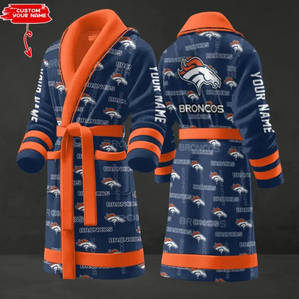 Denver Broncos Luxurious Comfort Meets Sporty Style Bathrobe SPTBATHROBE153