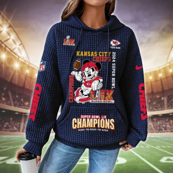 Kansas City Chiefs New Waffle Hoodies SPTNWH129 - Image 5