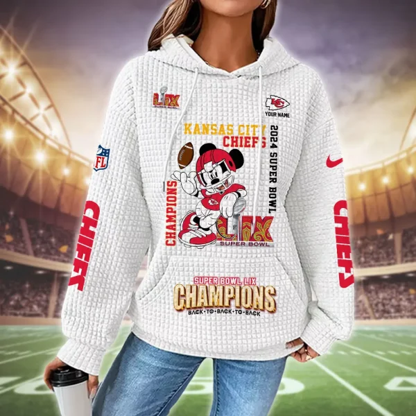 Kansas City Chiefs New Waffle Hoodies SPTNWH129 - Image 6