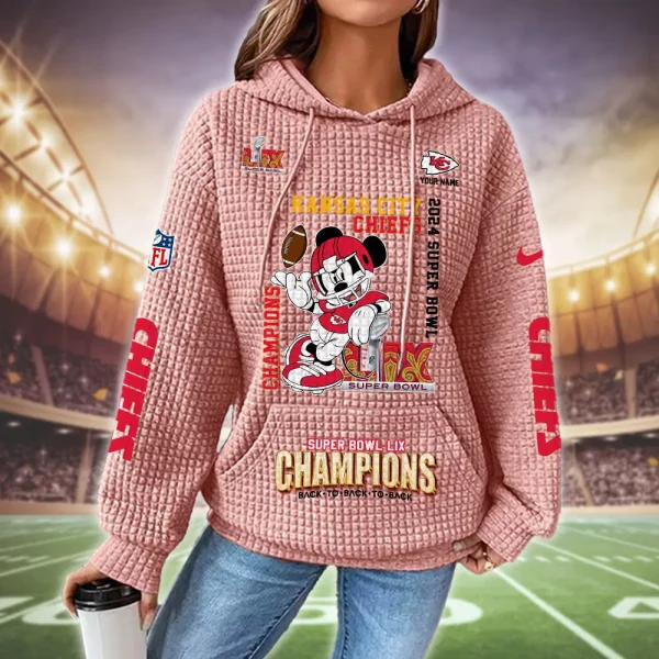 Kansas City Chiefs New Waffle Hoodies SPTNWH129 - Image 7