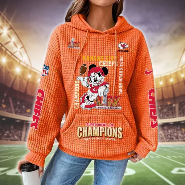 Kansas City Chiefs New Waffle Hoodies SPTNWH129 - Image 8