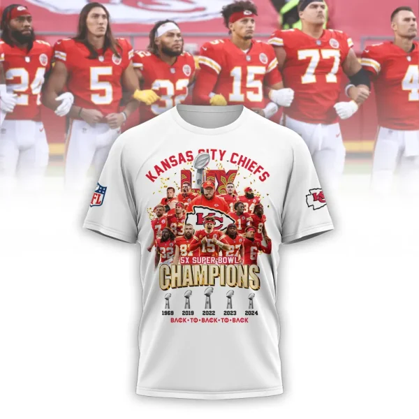 SPECIAL LIMITED EDITION IN 2025 - Kansas City Chiefs T-Shirt Gift For Sport Fans AZTS950 - Image 2