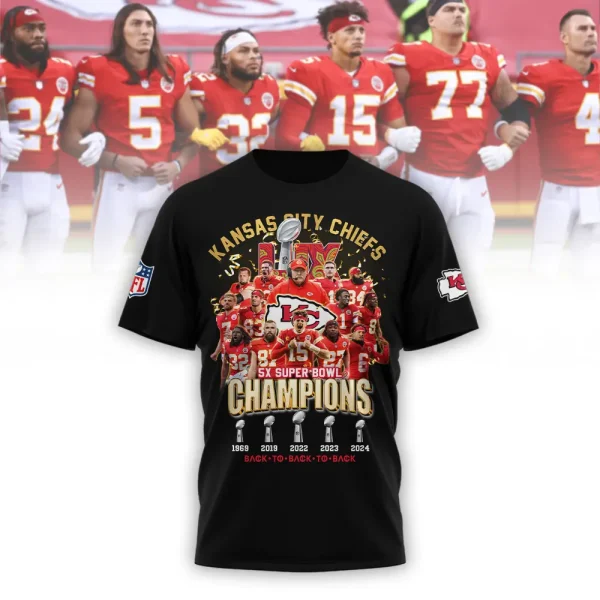 SPECIAL LIMITED EDITION IN 2025 - Kansas City Chiefs T-Shirt Gift For Sport Fans AZTS950 - Image 3