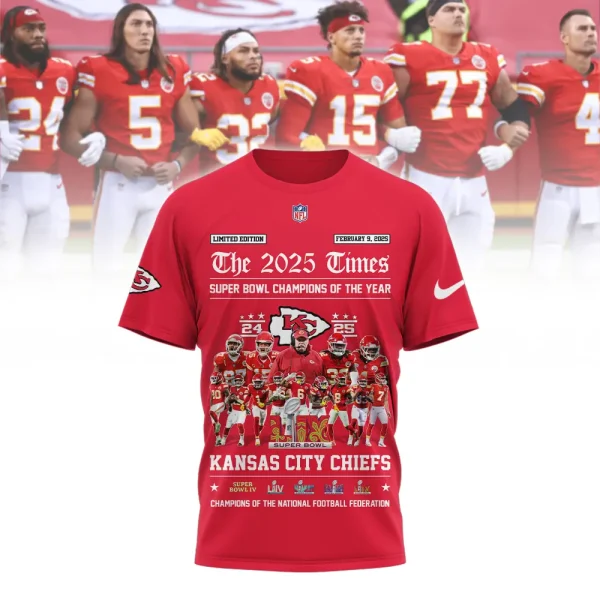 SPECIAL LIMITED EDITION IN 2025 - Kansas City Chiefs T-Shirt Gift For Sport Fans AZTS951