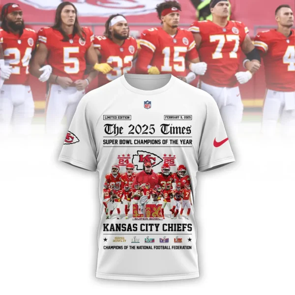 SPECIAL LIMITED EDITION IN 2025 - Kansas City Chiefs T-Shirt Gift For Sport Fans AZTS951 - Image 2