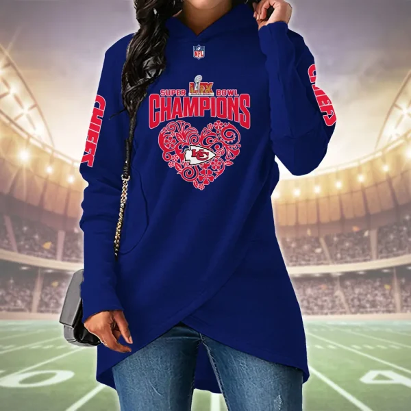 SPECIAL LIMITED EDITION IN 2025 - Kansas City Chiefs Chie Lady Hoodie SPTCLH062 - Image 3