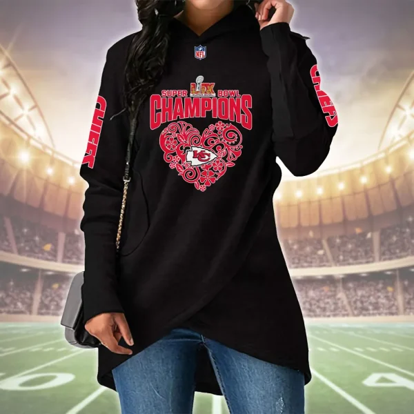 SPECIAL LIMITED EDITION IN 2025 - Kansas City Chiefs Chie Lady Hoodie SPTCLH062 - Image 4