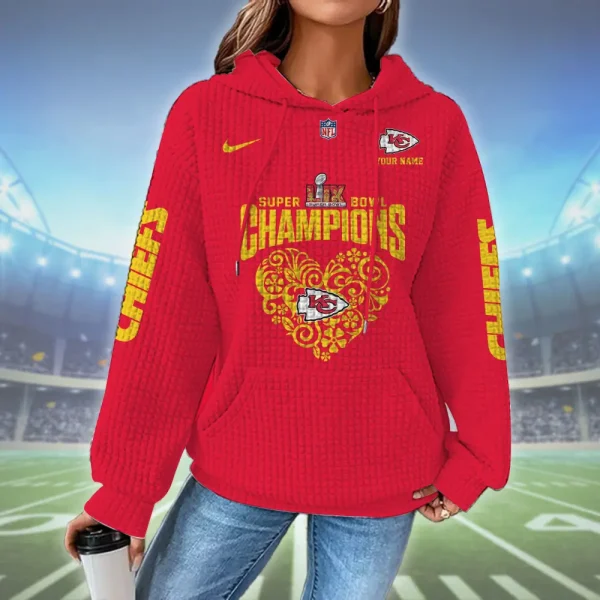 Kansas City Chiefs New Waffle Hoodies SPTNWH130