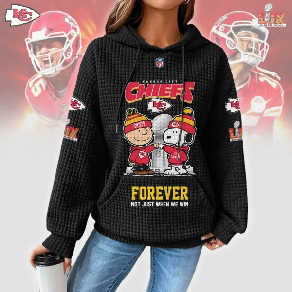 Kansas City Chiefs New Waffle Hoodies SPTNWH131 - Image 3