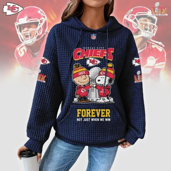 Kansas City Chiefs New Waffle Hoodies SPTNWH131 - Image 4