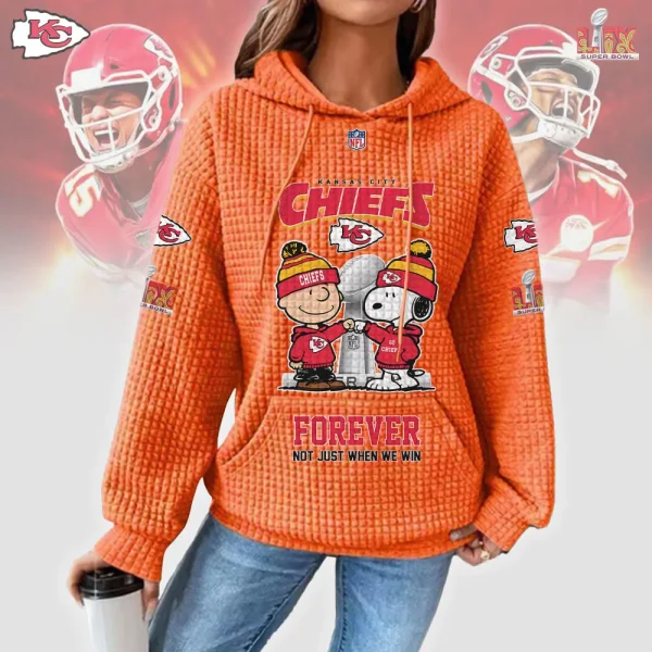 Kansas City Chiefs New Waffle Hoodies SPTNWH131 - Image 5