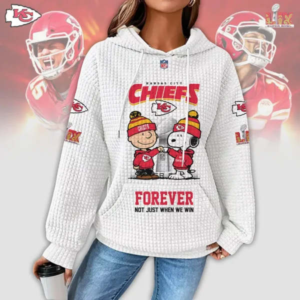 Kansas City Chiefs New Waffle Hoodies SPTNWH131 - Image 6