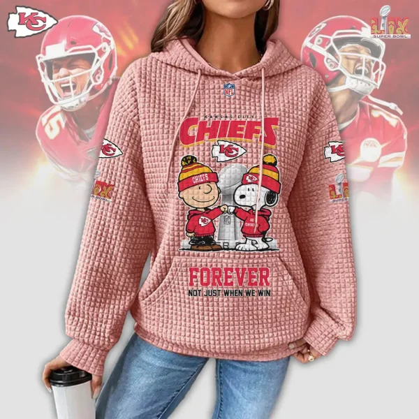 Kansas City Chiefs New Waffle Hoodies SPTNWH131 - Image 7